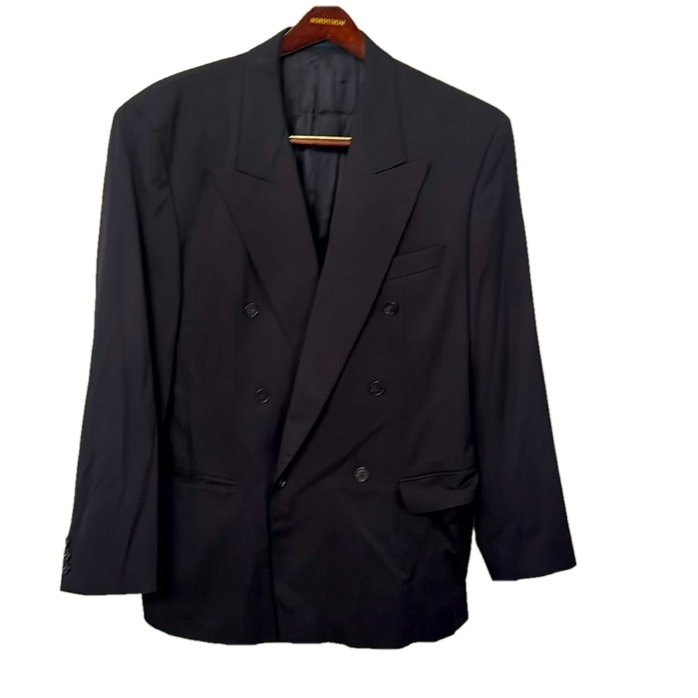 Hugo Boss double breasted black blazer